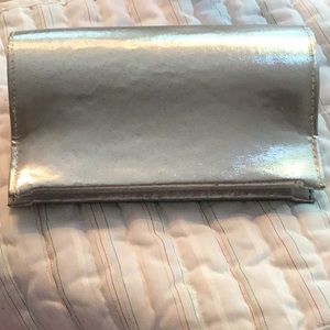 Small Silver Fabric Cocktail Purse